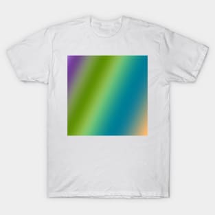 BLUE GREEN YELLOW ABSTRACT TEXTURE T-Shirt